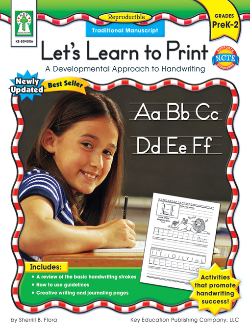 Title details for Let's Learn to Print, Traditional Manuscript by Sherrill B. Flora - Available
